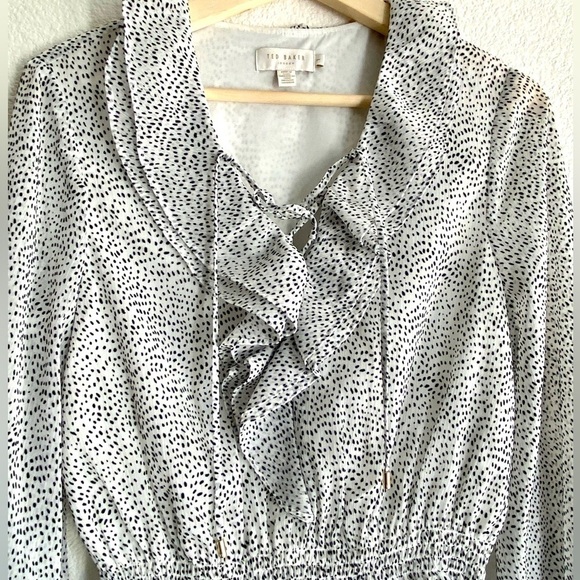 Ted Baker Alyanna Ruffle cinch blouse - Picture 5 of 10